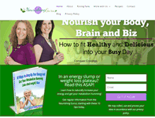 Tablet Screenshot of nourishinggurus.com